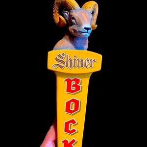 Shiner Bock Keg Tap Handle